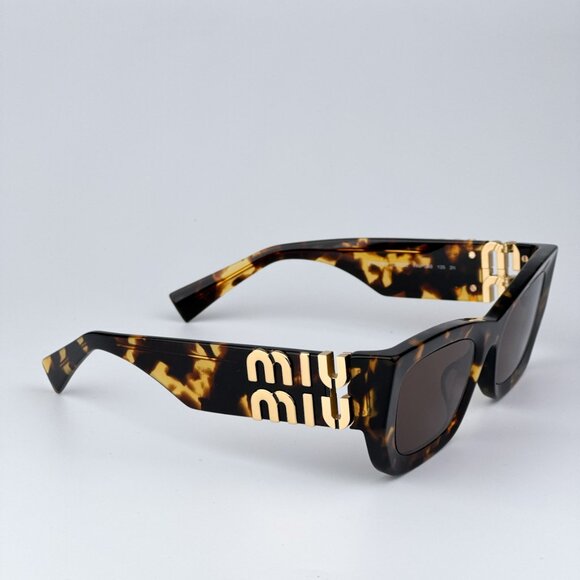Miu Miu MU09WS VAU06B GLIMPSE BRAND NEW Sunglasses Honey Havana Brown Women main image 9